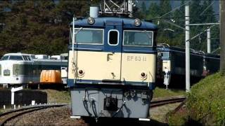 碓氷峠鉄道文化むらEF６３走行シーン・その２
