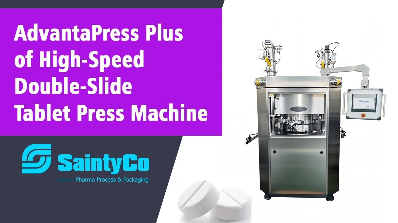 AdvantaPress Plus of High Speed Double Slide Tablet Press-SaintyCo