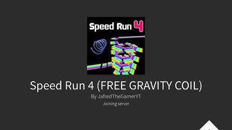Speed Run 4 (free gravity coil) gameplay!