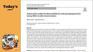 Autoencoder-enabled model portability for side-channel analysis