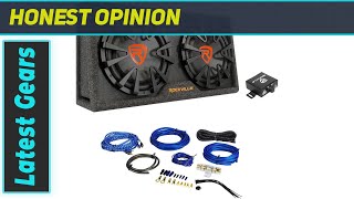 Rockville RG212CA v2 Dual 12" Subwoofer Enclosure + Amp Kit - Unleash Powerful Bass in Your
