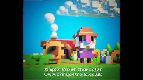 Create a Simple Voxel Character