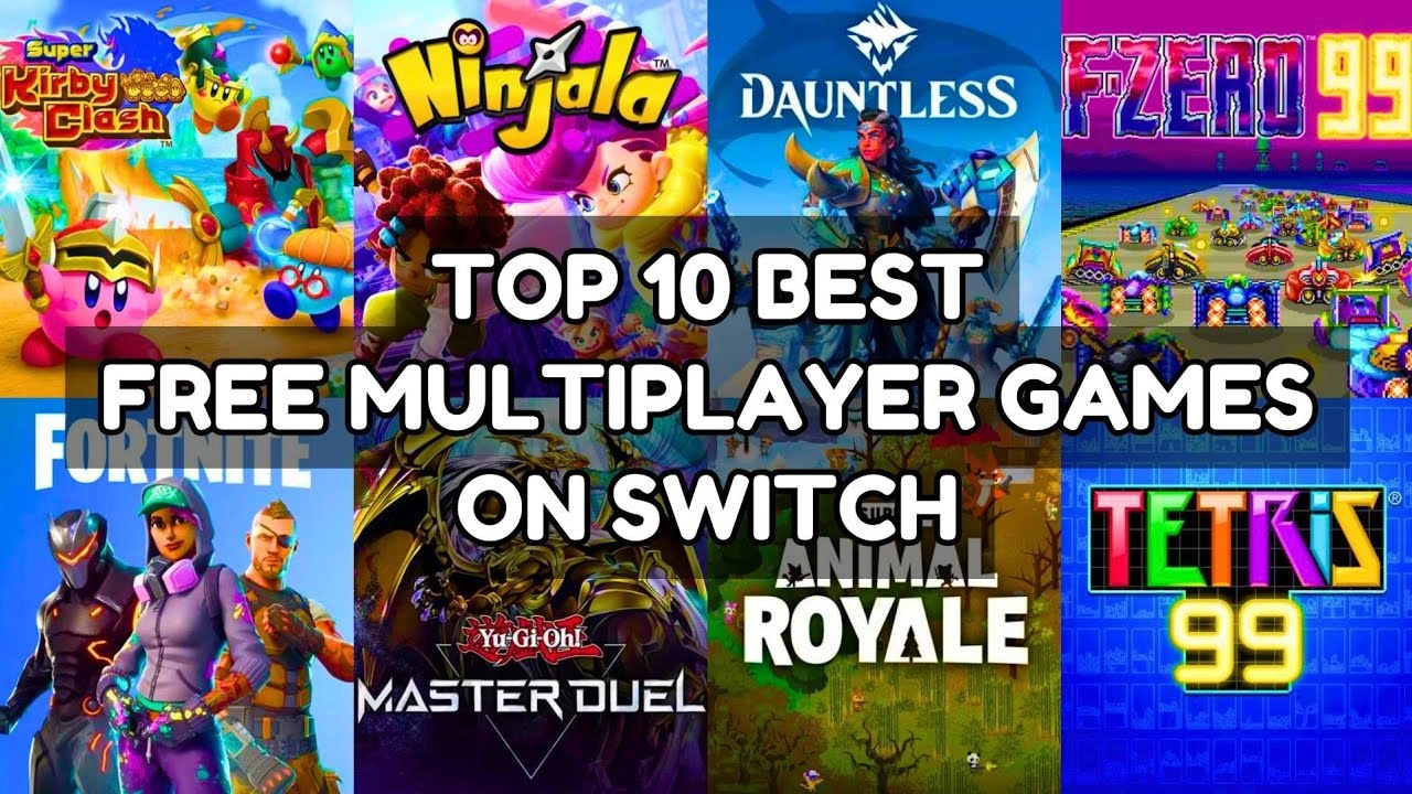 The Top 5 Free Online Multiplayer Games on the Nintendo Switch!! 