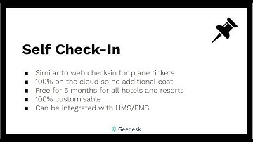 Geedesk Self Check-In Demo