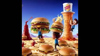 Burger Planet Adventure 🍔🪐 | Crazy Eating Cartoon 