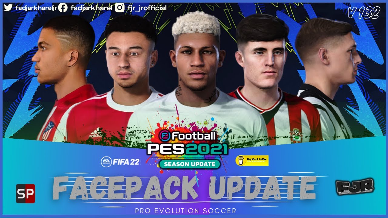 PES 2021 - UPDATE FACE V132 - SIDER VERSION & CPK VERSION | PC
