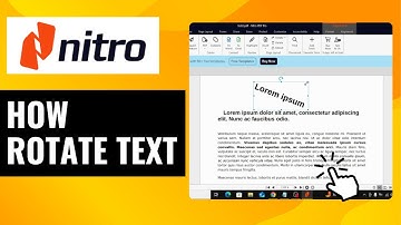 How To Rotate Text in Nitro PDF | Easy PDF Editing Tutorial
