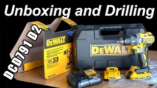 kæmpe onsdag emne DeWALT DCD791D2 Unboxing and Drilling review - YouTube