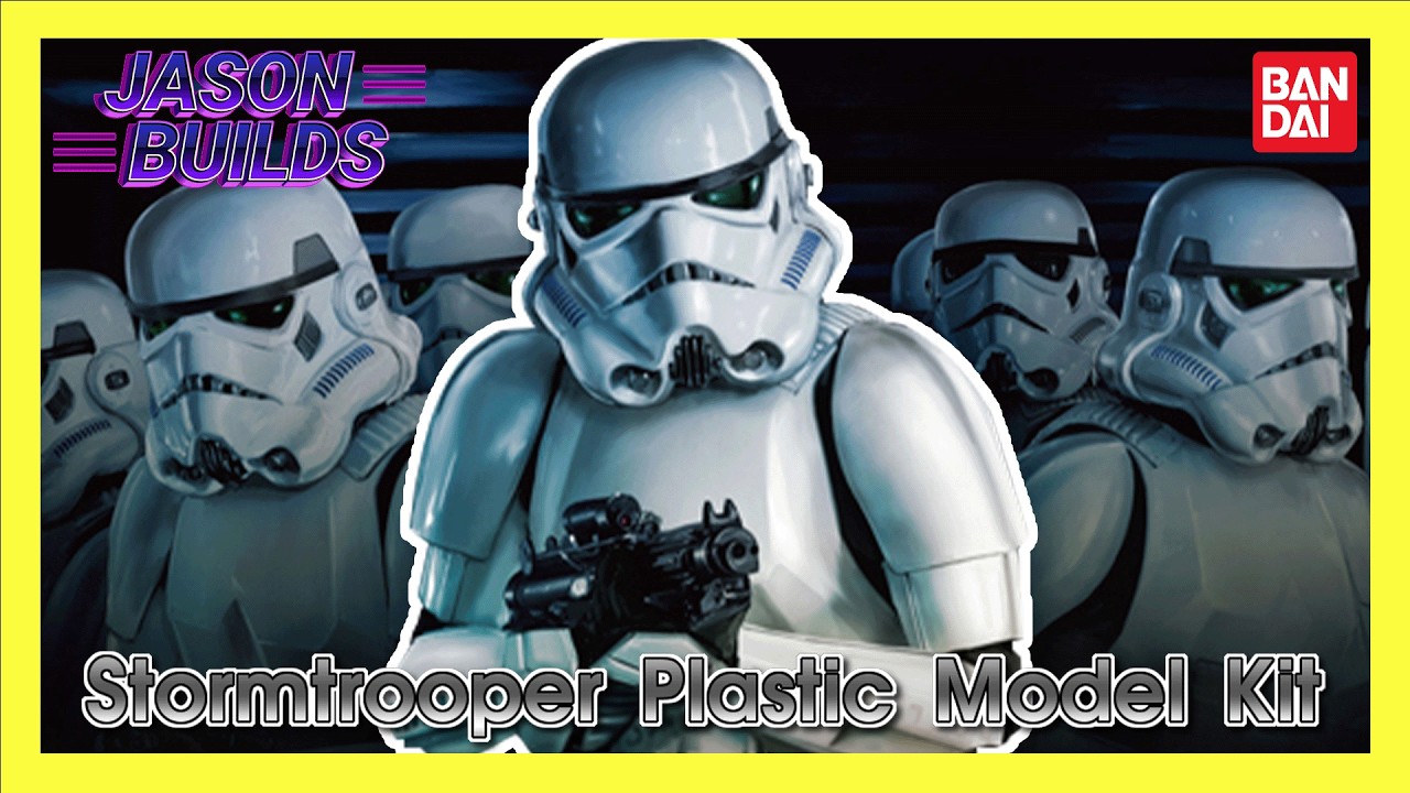 STORM TROOPER 1/8 ビニールモデルキット Bandai Stormtrooper Plastic Model Kit | Video Workbench: Jason