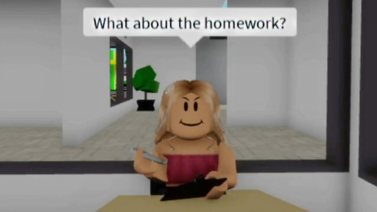 roblox homework meme