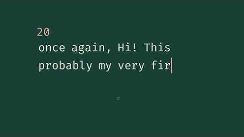 Hello World! (ASMR) Keyboard Typing