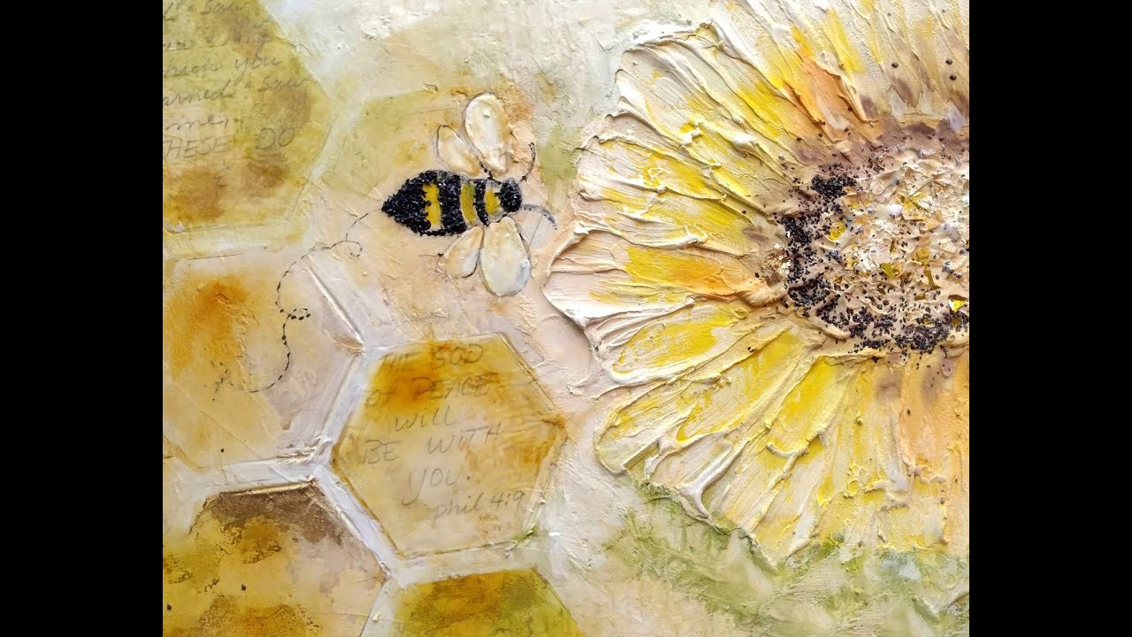 Sonflower Bee art kit sale - YouTube