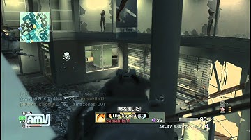 【CoD:MW3】　奈々様ファンが行くTDM　part 114 【PS3】　AK＆MP5　35-10