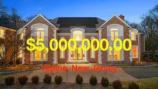 Quiet Neighborhood... $5,000,000.00 in Alpine New Jersey...