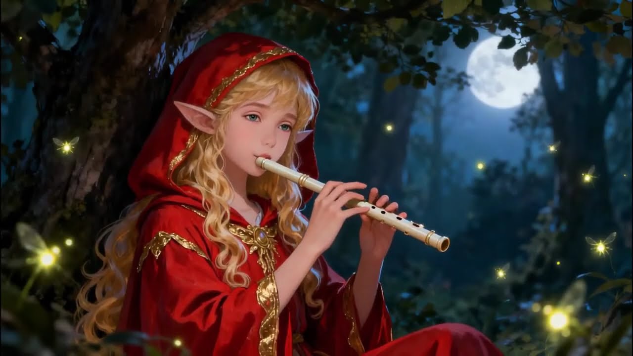 Golden Flute and Harp Magic Tones - Celtic Fantasy Instrumental Music