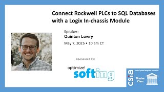 Connect Rockwell PLCs to SQL Databases with a Logix In-chassis Module