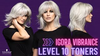 Toning Platinum Blonde w/ IGORA VIBRANCE LEVEL 10 TONERS 🤍 Jack Martin | Schwarzkopf Professional