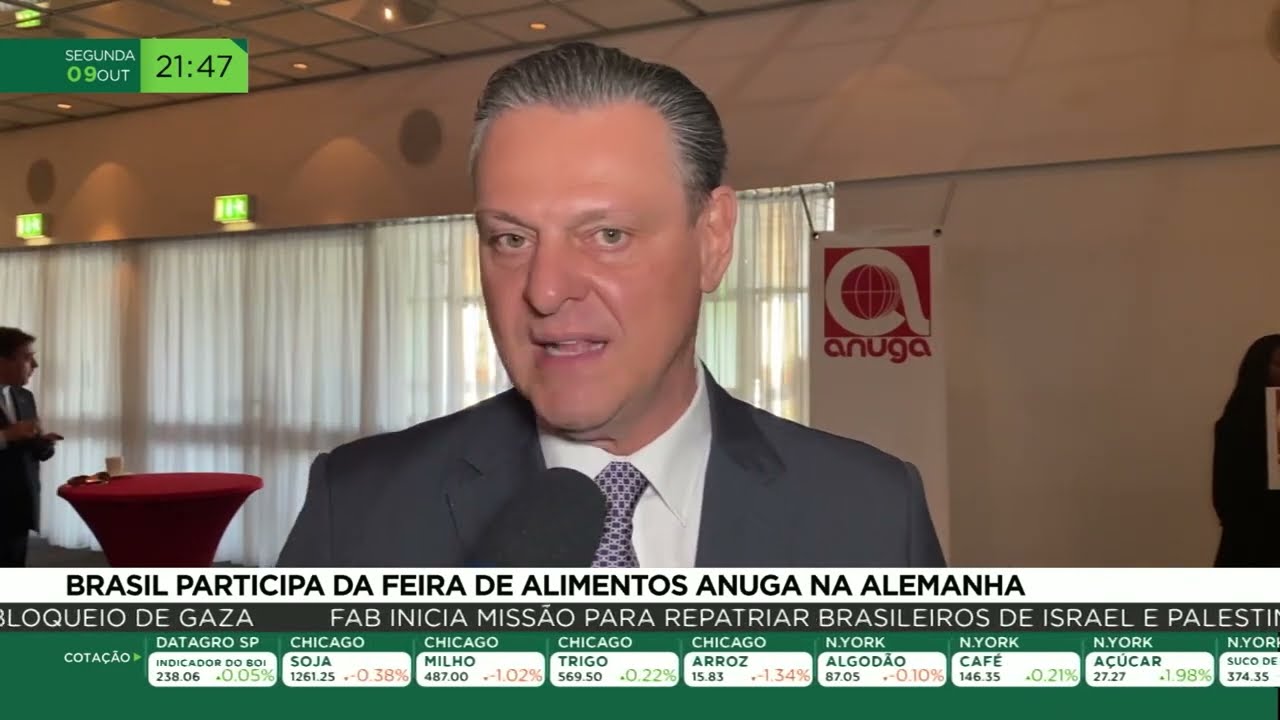 Brasil participa da feira de alimentos Anuga na Alemanha