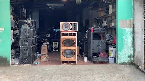 Test trung trầm của loa array TL 12P