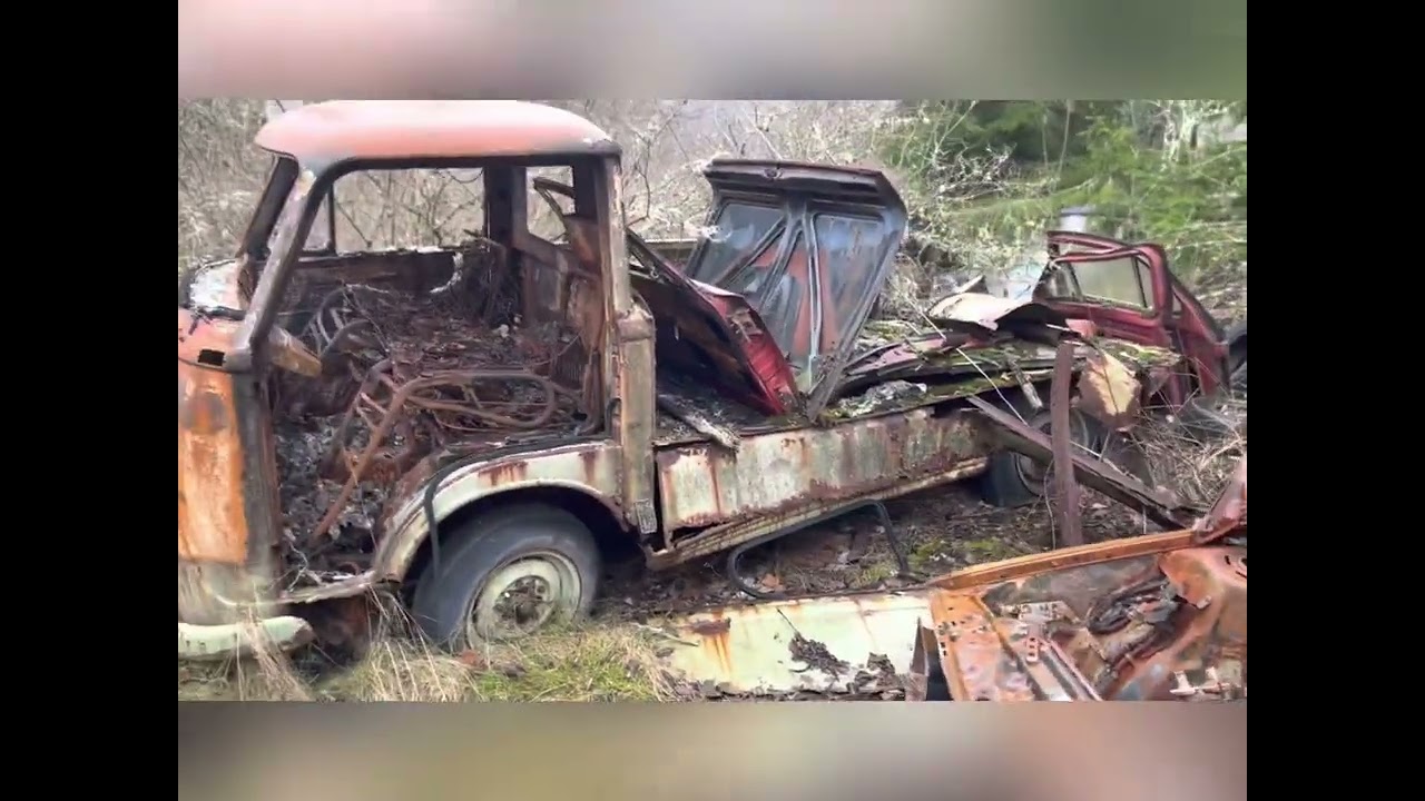 Abandoned Cars in Sweden - Bastnas. Cmentarzysko samochodów w Szwecji