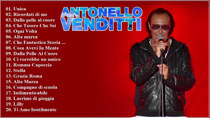 Le 50 Migliori Canzoni Di Antonello Venditti  -  Antonello Venditti Greatest Hit 2018