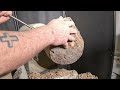 Salvaging an old piece of Maple.