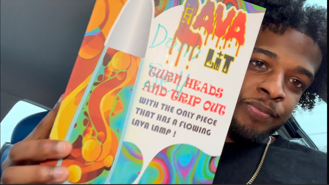 TRYING A $100 LAVA LAMP BONG