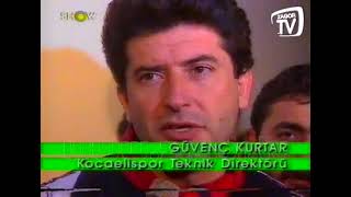 Beşiktaş 4-1 Kocaelispor | Star TV, TRT1, Show TV | 1992