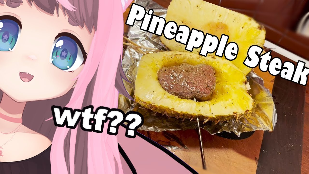 AGAIN don't cook a steak in THIS?! | VTuber Fuwa Reacts to Ordinary Sausage