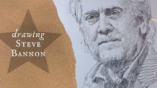 Steve Bannon Sketch || Jon McNaughton