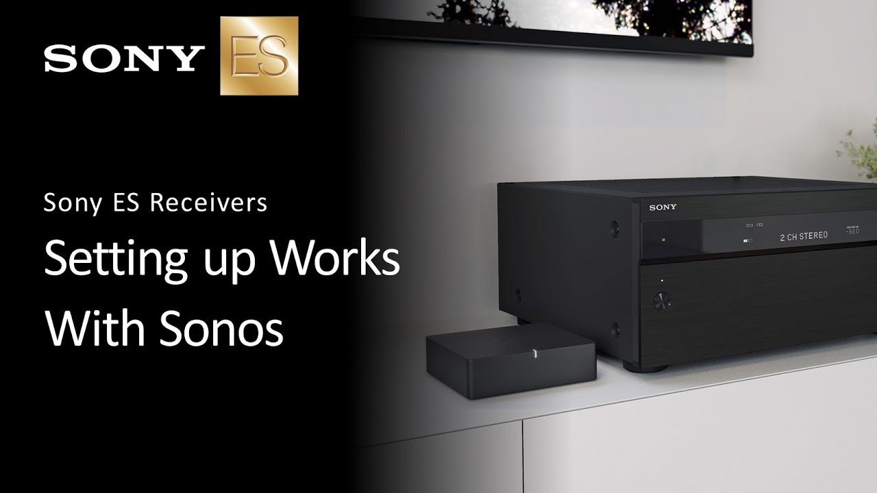 Sony ES Receiver Works with Sonos Explanation and Setup YouTube