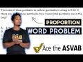 ASVAB Arithmetic Reasoning Word Problem Practice Problem of the Day - Proportions