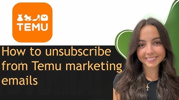 How to unsubscribe from Temu marketing emails