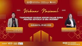 [LIVE] [Webinar Nasional : Tantangan Lulusan Hukum dalam Modern]