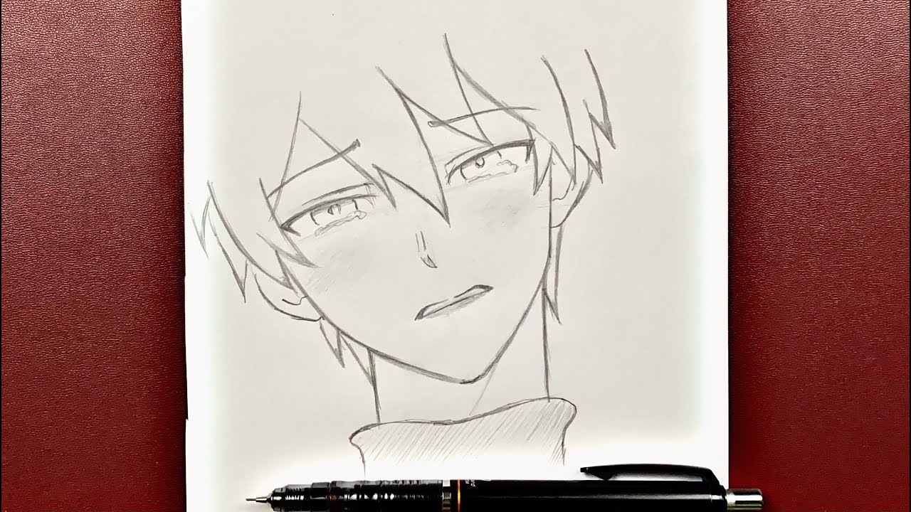 Guy Cute Anime Boy Drawing Easy, angry anime boy sketch HD phone wallpaper  | Pxfuel