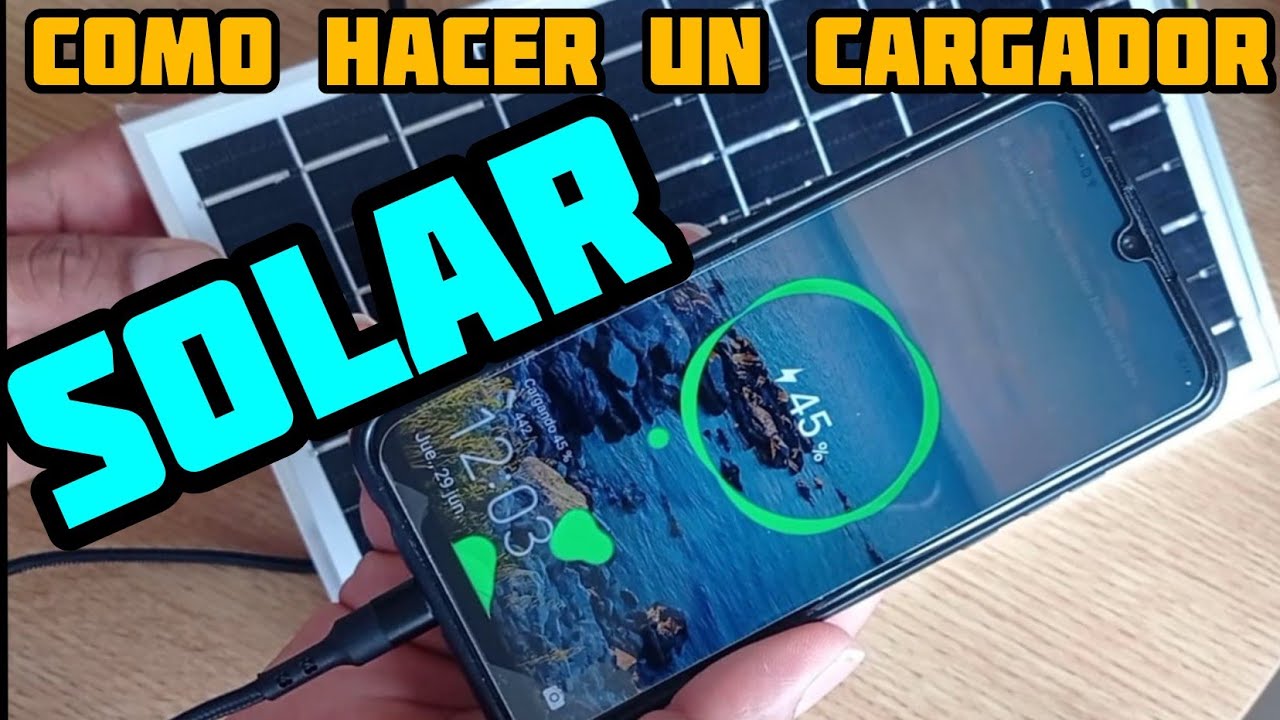 COMO HACER UN CARGADOR SOLAR para celular 📱 - YouTube