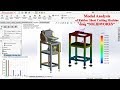 Modal Analysis of slitter machine using Solidworks (frequency analysis)