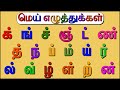     learn tamil alphabets  tamil mei ezhuthukkal