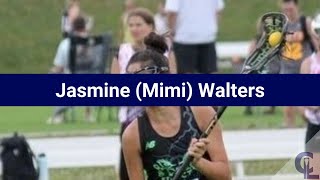 Jasmine (Mimi) Walters Lacrosse Highlights - FL 2024 - Mid. Def