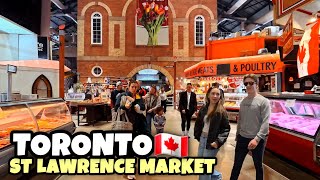 Toronto St Lawrence Market Full Tour | Best FOOD MARKET in Canada Downtown Toronto