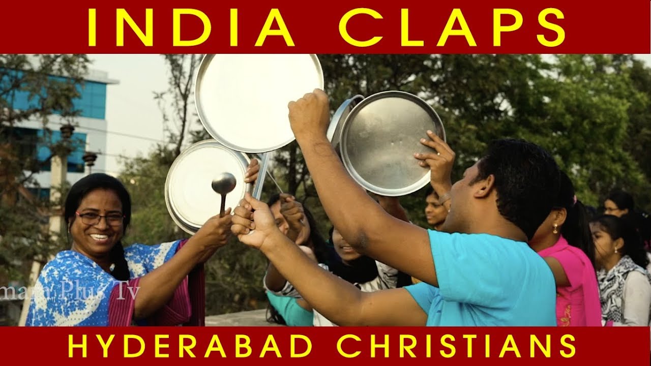 India Claps | Hyderabad Christians Saluting the Corona warriors | Nation Claps