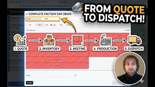 From Quote to Dispatch: I Built a Full Factory Management System (Complete Demo)