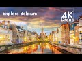 Explore belgium in 4k drone