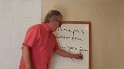 Logic Ch. 5: 5.1 & 5.2