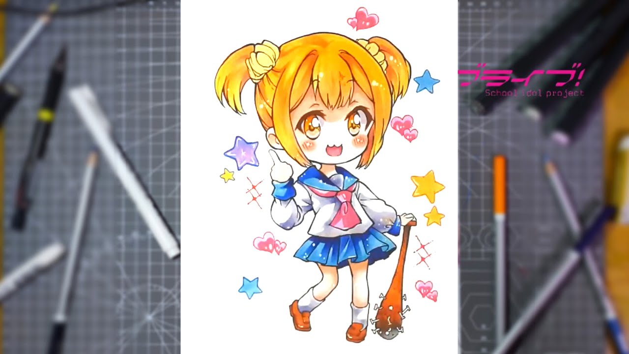 Cách Vẽ Chibi Girl Dễ Thương | How To Draw Anime Chibis Cute - Youtube