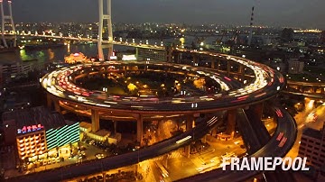 Infinite Loop: Traffic lights in Shanghai | Framepool