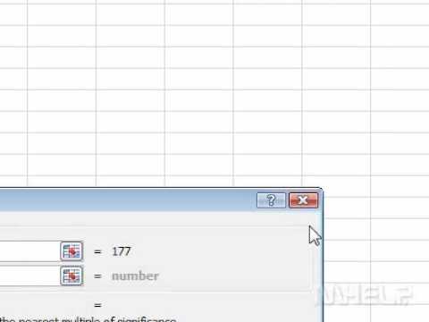 How to return the number rounded down to the nearest integer or significant figure using formulas