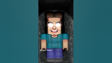 Minecraft RTX Mining Herobrine Cave #herobrine #minecraftanimation