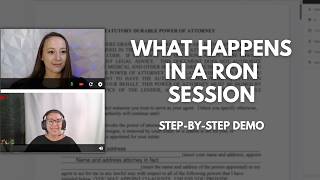 What Happens in a Remote Online Notary Session (Step-by-Step Demo)
