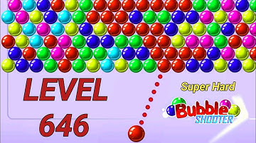 Bubble shooter games। Bubble shooter gameplay level 647। [gameplay #184]